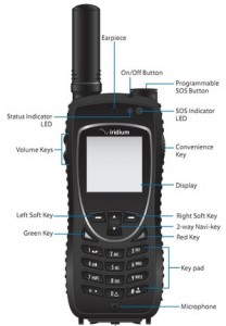 Iridium 9575 extreme satellite phone